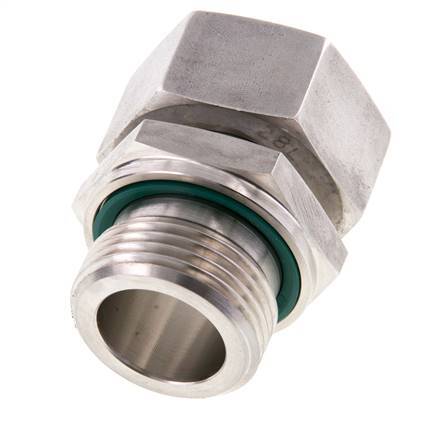 28L & G1'' Stainless Steel Straight Swivel with Male Threads 160 bar FKM Adjustable ISO 8434-1