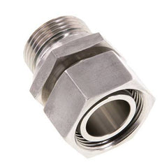 28L & G1'' Stainless Steel Straight Swivel with Male Threads 160 bar FKM Adjustable ISO 8434-1