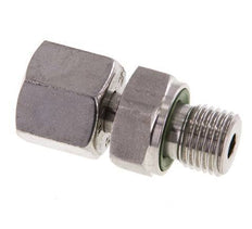 8S & G1/4'' Stainless Steel Straight Swivel with Male Threads 630 bar FKM Adjustable ISO 8434-1