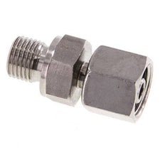 8S & G1/4'' Stainless Steel Straight Swivel with Male Threads 630 bar FKM Adjustable ISO 8434-1