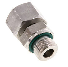 16S & G1/2'' Stainless Steel Straight Swivel with Male Threads 400 bar FKM Adjustable ISO 8434-1