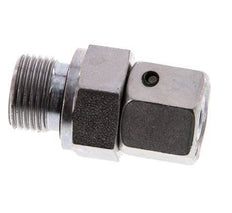 10L & G3/8'' Zink plated Steel Straight Swivel with Male Threads 315 bar NBR O-ring Sealing Cone Adjustable ISO 8434-1