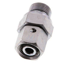 10L & G3/8'' Zink plated Steel Straight Swivel with Male Threads 315 bar NBR O-ring Sealing Cone Adjustable ISO 8434-1