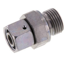 12L & G1/2'' Zink plated Steel Straight Swivel with Male Threads 315 bar NBR O-ring Sealing Cone Adjustable ISO 8434-1