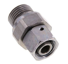 12L & G1/2'' Zink plated Steel Straight Swivel with Male Threads 315 bar NBR O-ring Sealing Cone Adjustable ISO 8434-1