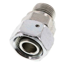 18L & G1/2'' Zink plated Steel Straight Swivel with Male Threads 315 bar NBR O-ring Sealing Cone Adjustable ISO 8434-1