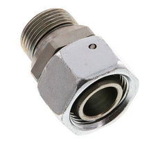 22L & G3/4'' Zink plated Steel Straight Swivel with Male Threads 160 bar NBR O-ring Sealing Cone Adjustable ISO 8434-1