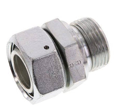 28L & G1'' Zink plated Steel Straight Swivel with Male Threads 160 bar NBR O-ring Sealing Cone Adjustable ISO 8434-1