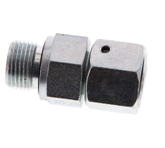 10S & G3/8'' Zink plated Steel Straight Swivel with Male Threads 630 bar NBR O-ring Sealing Cone Adjustable ISO 8434-1