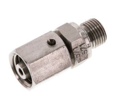 6L & G1/8'' Stainless Steel Straight Swivel with Male Threads 315 bar FKM O-ring Sealing Cone Adjustable ISO 8434-1