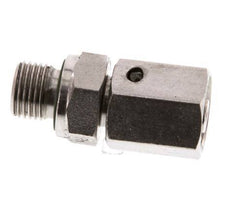 6L & G1/8'' Stainless Steel Straight Swivel with Male Threads 315 bar FKM O-ring Sealing Cone Adjustable ISO 8434-1