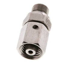 6L & G1/8'' Stainless Steel Straight Swivel with Male Threads 315 bar FKM O-ring Sealing Cone Adjustable ISO 8434-1