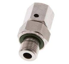 8L & G1/4'' Stainless Steel Straight Swivel with Male Threads 315 bar FKM O-ring Sealing Cone Adjustable ISO 8434-1