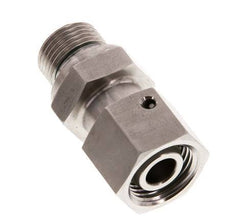 12L & G3/8'' Stainless Steel Straight Swivel with Male Threads 315 bar FKM O-ring Sealing Cone Adjustable ISO 8434-1