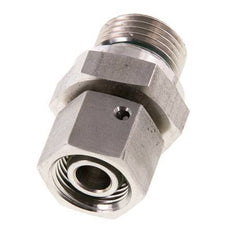 12L & G1/2'' Stainless Steel Straight Swivel with Male Threads 315 bar FKM O-ring Sealing Cone Adjustable ISO 8434-1
