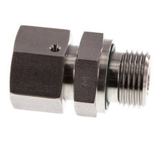 15L & G1/2'' Stainless Steel Straight Swivel with Male Threads 315 bar FKM O-ring Sealing Cone Adjustable ISO 8434-1