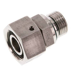 18L & G1/2'' Stainless Steel Straight Swivel with Male Threads 315 bar FKM O-ring Sealing Cone Adjustable ISO 8434-1