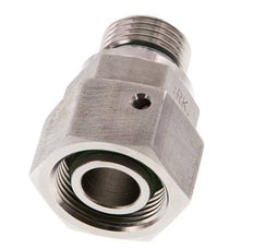 18L & G1/2'' Stainless Steel Straight Swivel with Male Threads 315 bar FKM O-ring Sealing Cone Adjustable ISO 8434-1