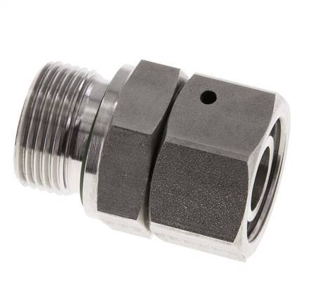 18L & G3/4'' Stainless Steel Straight Swivel with Male Threads 315 bar FKM O-ring Sealing Cone Adjustable ISO 8434-1