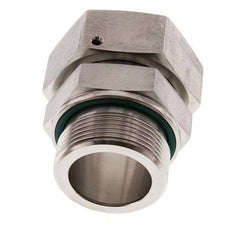 42L & G1-1/2'' Stainless Steel Straight Swivel with Male Threads 160 bar FKM O-ring Sealing Cone Adjustable ISO 8434-1
