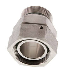 42L & G1-1/2'' Stainless Steel Straight Swivel with Male Threads 160 bar FKM O-ring Sealing Cone Adjustable ISO 8434-1