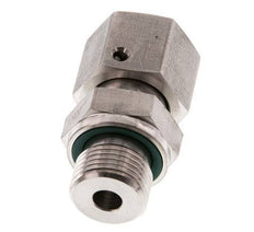 10S & G3/8'' Stainless Steel Straight Swivel with Male Threads 630 bar FKM O-ring Sealing Cone Adjustable ISO 8434-1