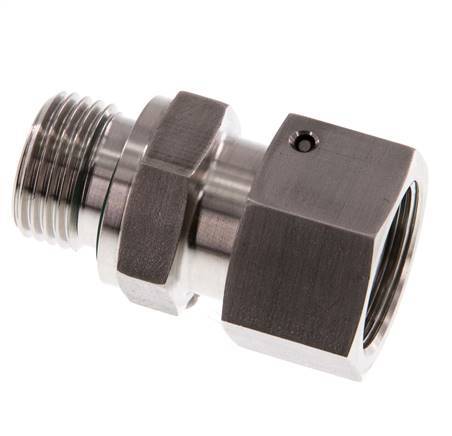 20S & G3/4'' Stainless Steel Straight Swivel with Male Threads 400 bar FKM O-ring Sealing Cone Adjustable ISO 8434-1
