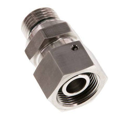 20S & G3/4'' Stainless Steel Straight Swivel with Male Threads 400 bar FKM O-ring Sealing Cone Adjustable ISO 8434-1