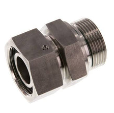 30S & G1-1/4'' Stainless Steel Straight Swivel with Male Threads 400 bar FKM O-ring Sealing Cone Adjustable ISO 8434-1