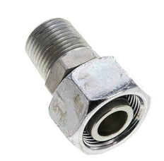 18L & 1/2'' NPT Zink plated Steel Straight Swivel with Male Threads 315 bar Adjustable ISO 8434-1