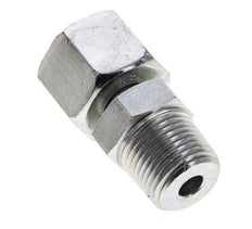 10S & 3/8'' NPT Zink plated Steel Straight Swivel with Male Threads 630 bar Adjustable ISO 8434-1