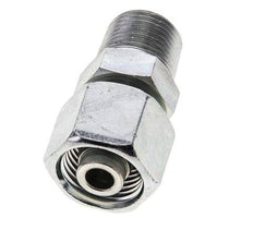 10S & 3/8'' NPT Zink plated Steel Straight Swivel with Male Threads 630 bar Adjustable ISO 8434-1