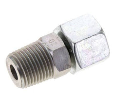 14S & 1/2'' NPT Zink plated Steel Straight Swivel with Male Threads 630 bar Adjustable ISO 8434-1