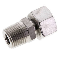 15L & 1/2'' NPT Stainless Steel Straight Swivel with Male Threads 315 bar Adjustable ISO 8434-1