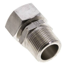 28L & 1'' NPT Stainless Steel Straight Swivel with Male Threads 160 bar Adjustable ISO 8434-1