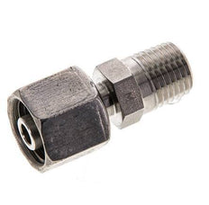 8S & 1/4'' NPT Stainless Steel Straight Swivel with Male Threads 630 bar Adjustable ISO 8434-1