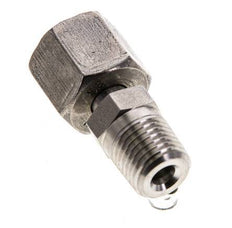8S & 1/4'' NPT Stainless Steel Straight Swivel with Male Threads 630 bar Adjustable ISO 8434-1