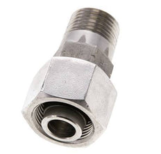 16S & 1/2'' NPT Stainless Steel Straight Swivel with Male Threads 400 bar Adjustable ISO 8434-1