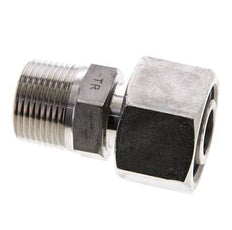 20S & 3/4'' NPT Stainless Steel Straight Swivel with Male Threads 400 bar Adjustable ISO 8434-1