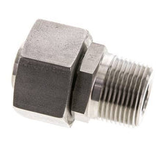 25S & 1'' NPT Stainless Steel Straight Swivel with Male Threads 400 bar Adjustable ISO 8434-1