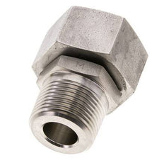 25S & 1'' NPT Stainless Steel Straight Swivel with Male Threads 400 bar Adjustable ISO 8434-1