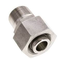 25S & 1'' NPT Stainless Steel Straight Swivel with Male Threads 400 bar Adjustable ISO 8434-1
