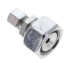 8L & 22L Zink plated Steel Straight Cutting Fitting with Swivel 160 bar ISO 8434-1