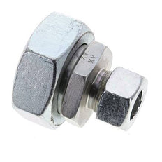 18L & 42L Zink plated Steel Straight Cutting Fitting with Swivel 160 bar ISO 8434-1