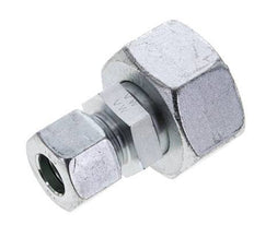 16S & 30S Zink plated Steel Straight Cutting Fitting with Swivel 400 bar ISO 8434-1