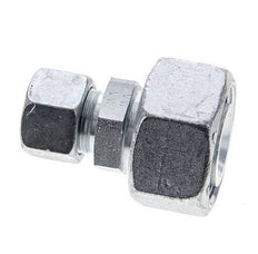 16S & 30S Zink plated Steel Straight Cutting Fitting with Swivel 400 bar ISO 8434-1