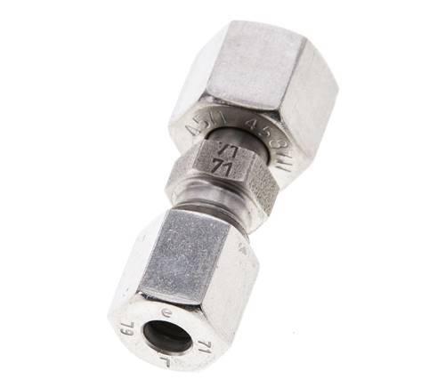 6L & 8L Stainless Steel Straight Cutting Fitting with Swivel 315 bar ISO 8434-1
