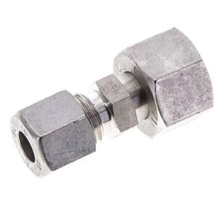 8L & 12L Stainless Steel Straight Cutting Fitting with Swivel 315 bar ISO 8434-1