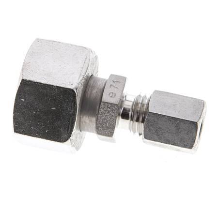 6L & 15L Stainless Steel Straight Cutting Fitting with Swivel 315 bar ISO 8434-1