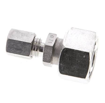 6L & 15L Stainless Steel Straight Cutting Fitting with Swivel 315 bar ISO 8434-1